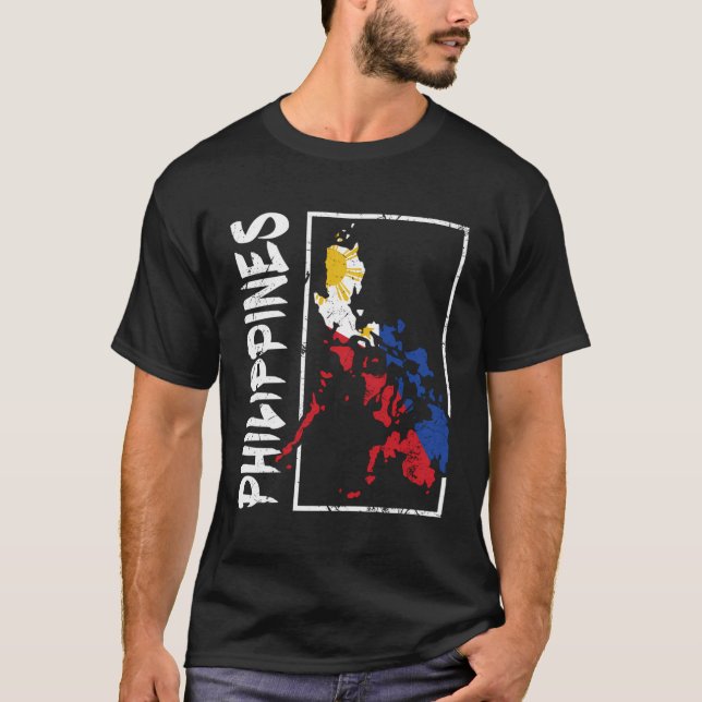 T-shirt Identifiant De Conception Du Drapeau Et De La Fier (Devant)