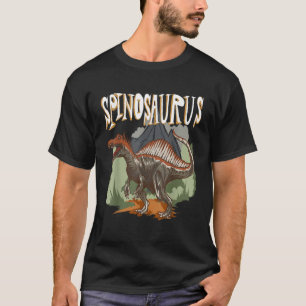 T-shirt Identification des dinosaures de Spinosaurus Dino