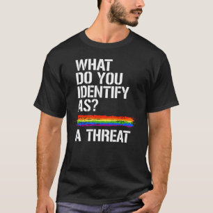 T-shirt Identifier comme une menace