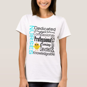 T-shirt Identifiez une infirmière :  Collage de