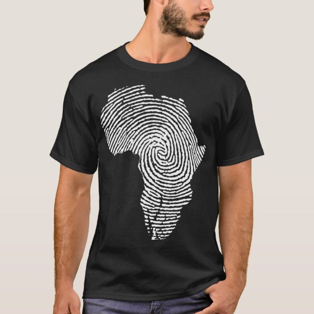 T-shirt Identité africaine African American Pride Black Hi (Devant)