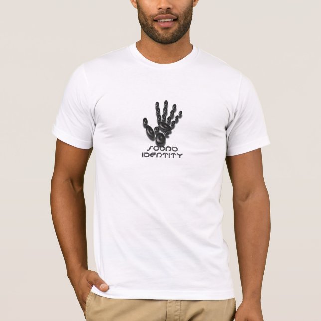 T-shirt Identité saine (blanc adapté) (Devant)