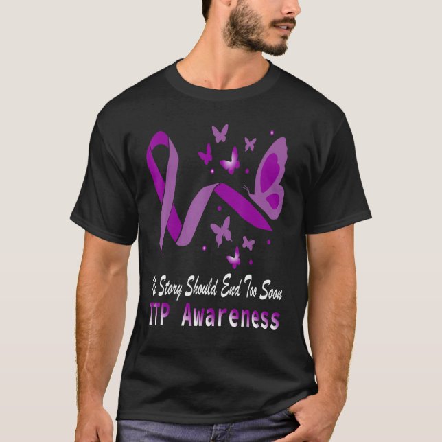 T-shirt Idiopathic Thrombocytopenic Purpura ITP Awareness  (Devant)