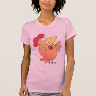 T-shirt idiot comique du T-shirt | LOL de poulet