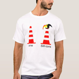 T-shirt idiot de cônes