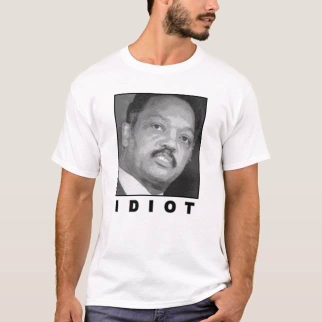 T-shirt Idiot : Jesse Jackson (Devant)