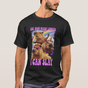 T-shirt Idk Combien De Temps Je Peux Laisser Capybara Mème