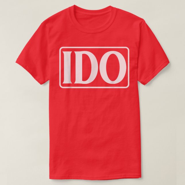 T-shirt IDO Offre initiale de déverrouillage de la crypto- (Design devant)