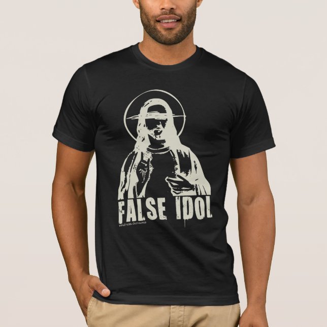 T-shirt Idole faux (chemises foncées) (Devant)
