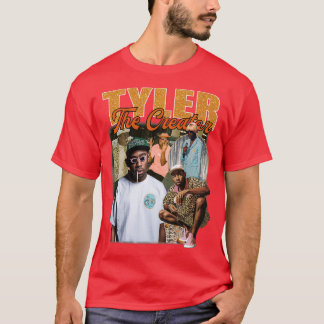 T-shirt Idole mâle portant des lunettes roses