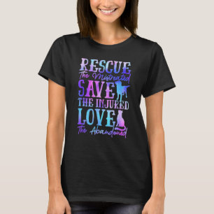 T-shirt Ie Dye Secourt Il A Mistréé Sauf Il Blessé L'Amour