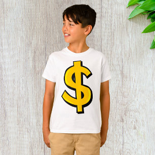 T-shirt Iellow dollar