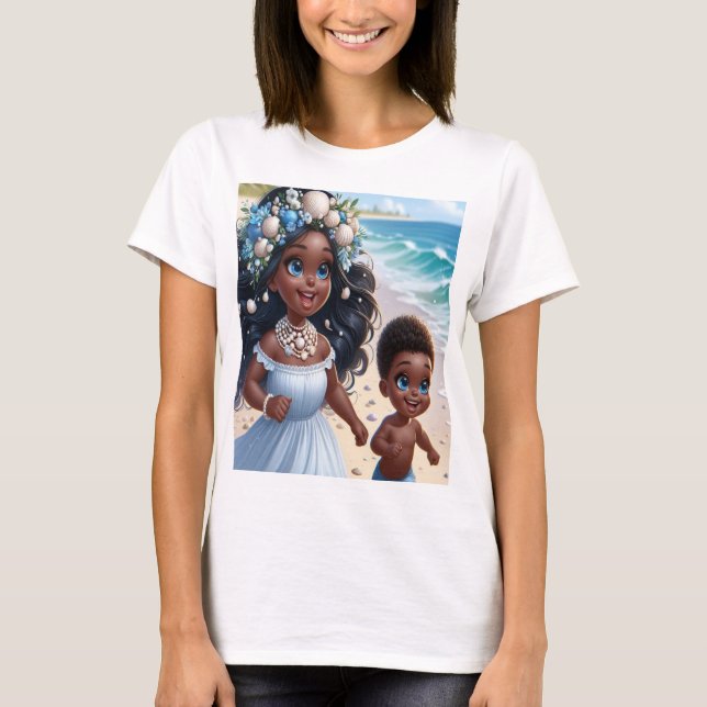 T-shirt Iemanjá menina (Devant)