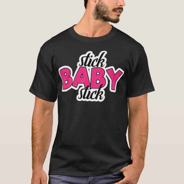 T-shirt IF Stick Baby Infertilité Cadeau Embryo Maman Coeu (Devant)