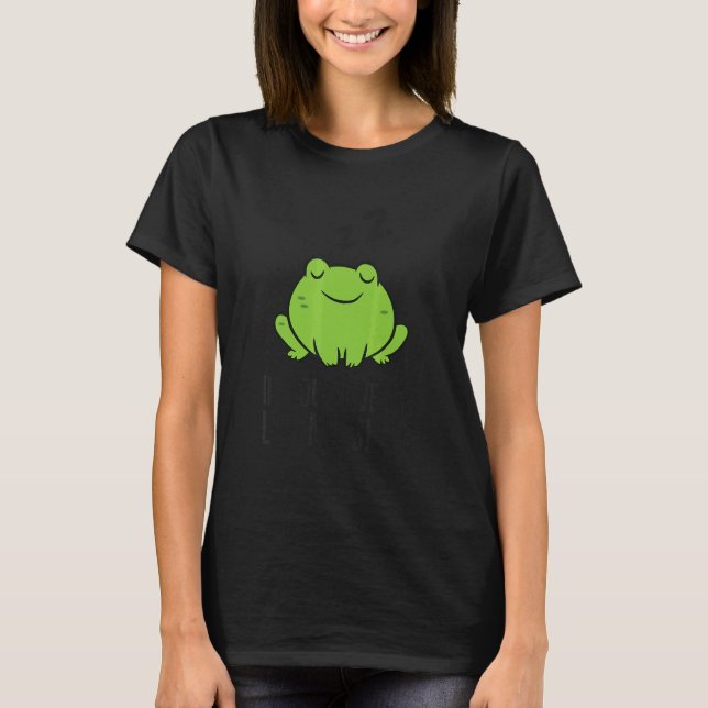 T-shirt If You Love Me Let Me Sleep Frog Pajama 1 (Devant)