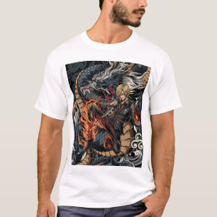 T-shirt Ifrit Jambe : La Cuisine du Dragon