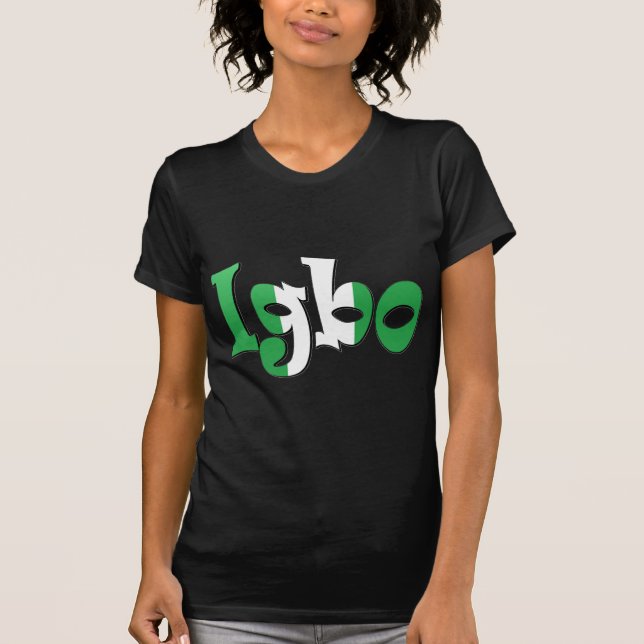T-shirt Igbo (drapeau nigérien) (Devant)