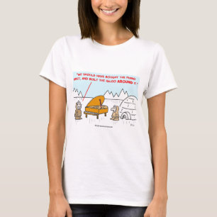 T-shirt igloo Eskimoes de piano