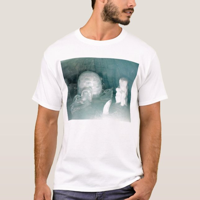 T-shirt Igloo et Eskimo dans la glace (Devant)