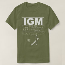 T-shirt IGM de l'aéroport de Kingman
