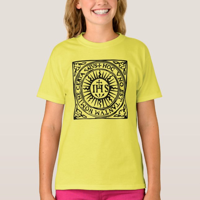 T-shirt Ignace de Loyola, Christogram (Devant)