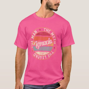 T-shirt Ignacio L'Homme Le Mythe La Légende Prénom Ign