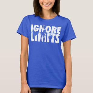 T-shirt IGNORE LIMITS - CrossFit WOD Motivational Femmes
