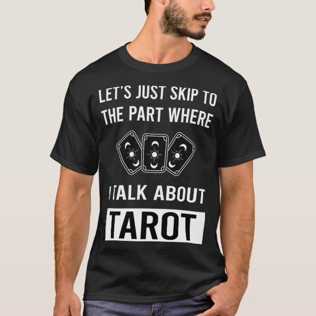 T-shirt Ignorer le Tarot de discussion (Devant)