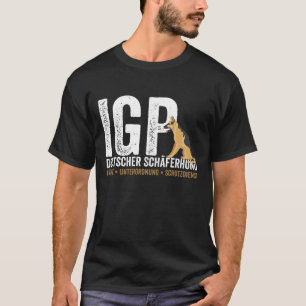 T-shirt IGP Deutscher Schäferhund Fährte Unterordnung Schu