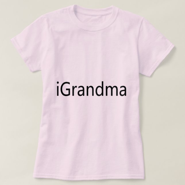 T-shirt iGrandma (Design devant)