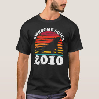 T-shirt Iguana Awesome depuis 2010 12ème anniversaire 12 a