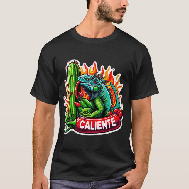 T-SHIRT IGUANA CALIENTE 7 (Devant)