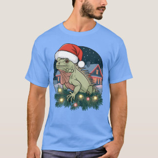 T-shirt Iguana Christmas boy