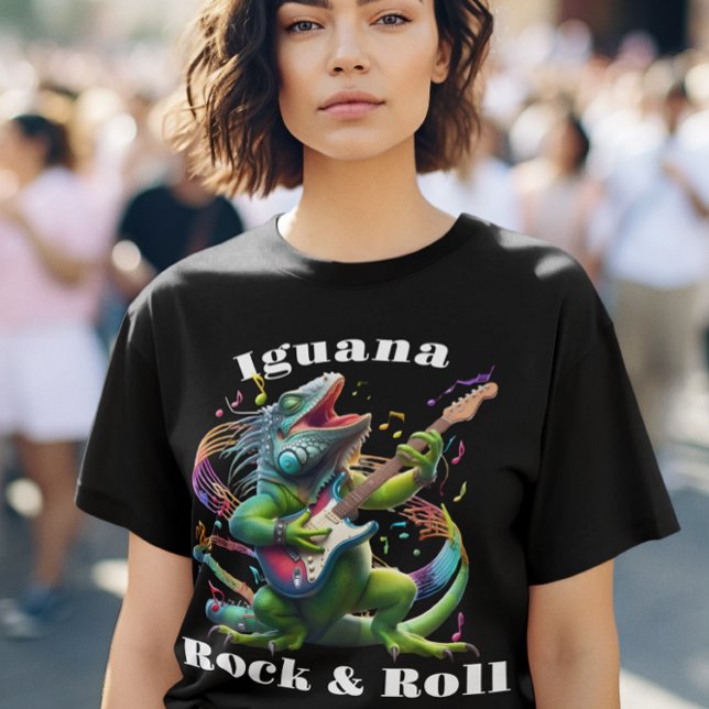 T-shirt Iguana Dweller Rock & Roll (Créateur téléchargé)