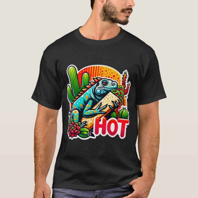 T-SHIRT IGUANA HOT 2 (Devant)