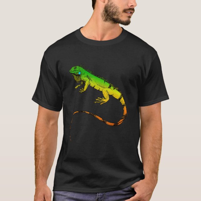 T-shirt Iguana Lizard Beau Cadeau Iguana (Devant)