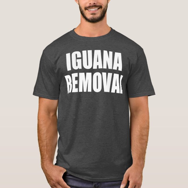 T-shirt Iguana    RemovalDESIGN ON Back (Devant)