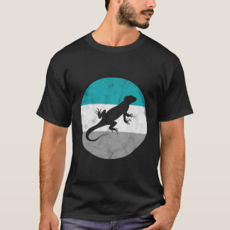 T-shirt Iguana Retro Lizard Cadeau Pour Hommes Ou Garçons