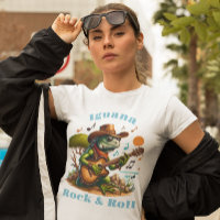 Iguana Serenading Swamp Dweller Rock & Roll