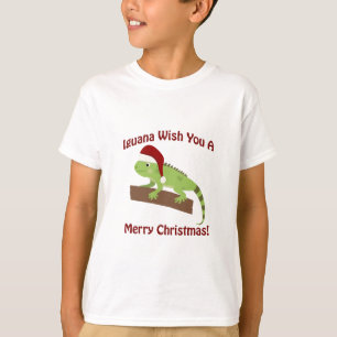 T-shirt Iguana Vous Souhaite Un Joyeux Noël