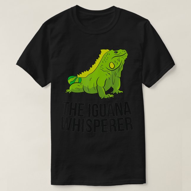 T-shirt Iguana Whisperer Gecko Lizard (Design devant)