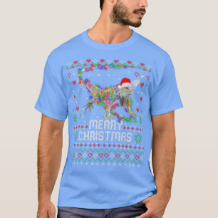 T-shirt Iguanas Santa Hat Animal Christmas Tree Lights Hol