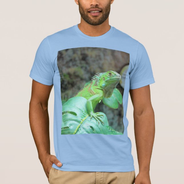 T-shirt iguane vert (Devant)