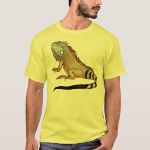 T-shirt iguane vert
