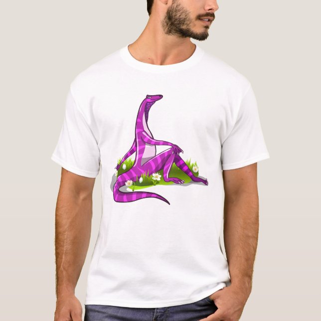 T-shirt Iguanodon Montre Sa Beauté Naturelle. (Devant)