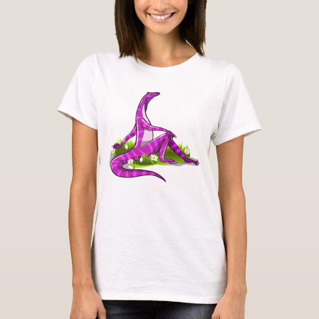 T-shirt Iguanodon Montre Sa Beauté Naturelle. (Devant)