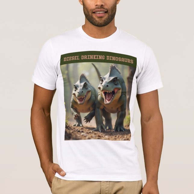 T-shirt Iguanodons plaisante (Devant)