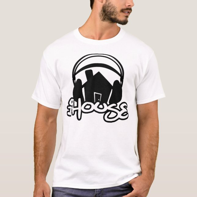 T-shirt IHouse-Écouteur-Silhouette (Devant)