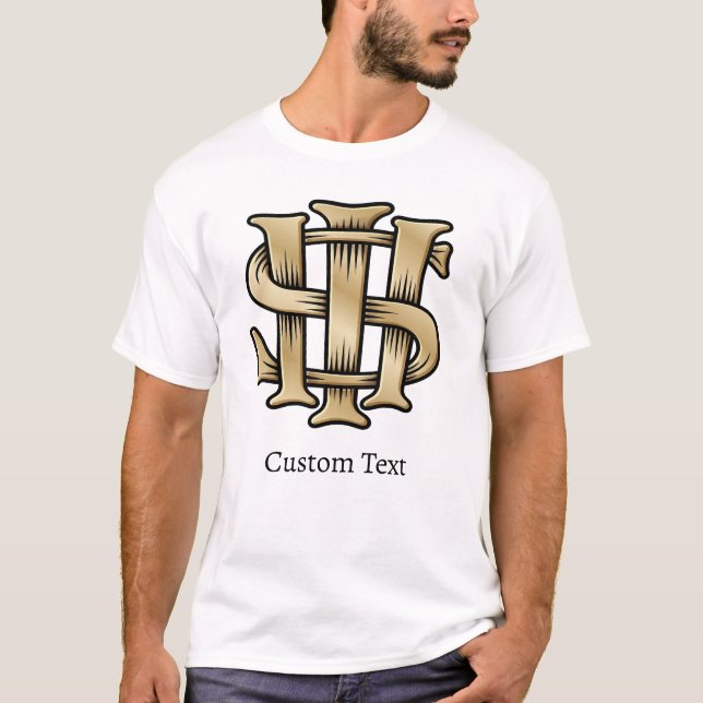 T-shirt IHS Christogram (Devant)