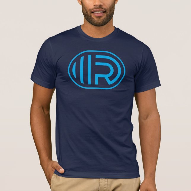 T-shirt IIIRD Classic Oval (logo bleu clair) (Devant)